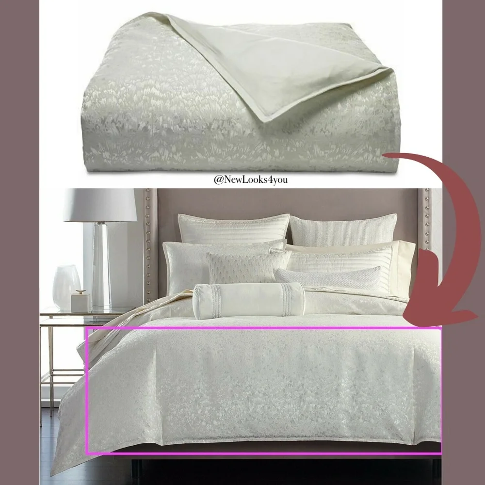 NIB Hotel Collection Plume Full/Queen Duvet‎ Cover